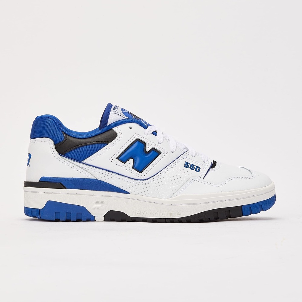New Balance BB550 "White/Royal Blue/Black" Men's Shoe